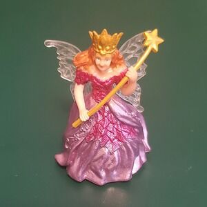 Safari Rose the Fairy Queen 2010 Mythical Realms Figurine Purple Gold Figure Toy